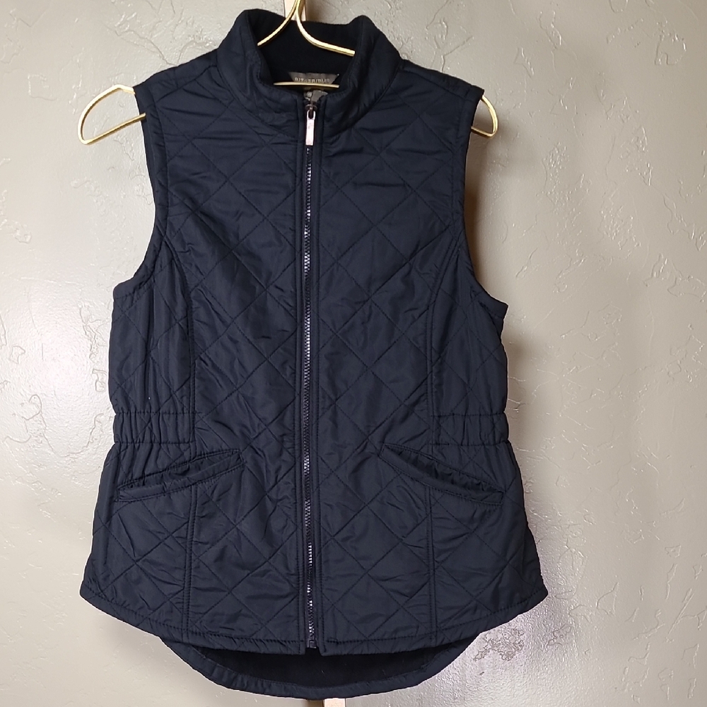 Bit & Bridle Women's Black Quilted Vest‎
